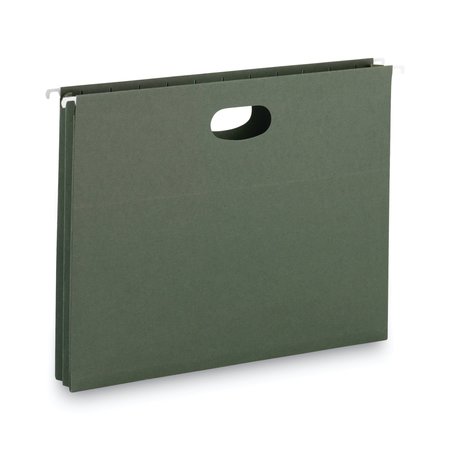 Smead Hanging File Folder, Expansion, Green, PK25 64218